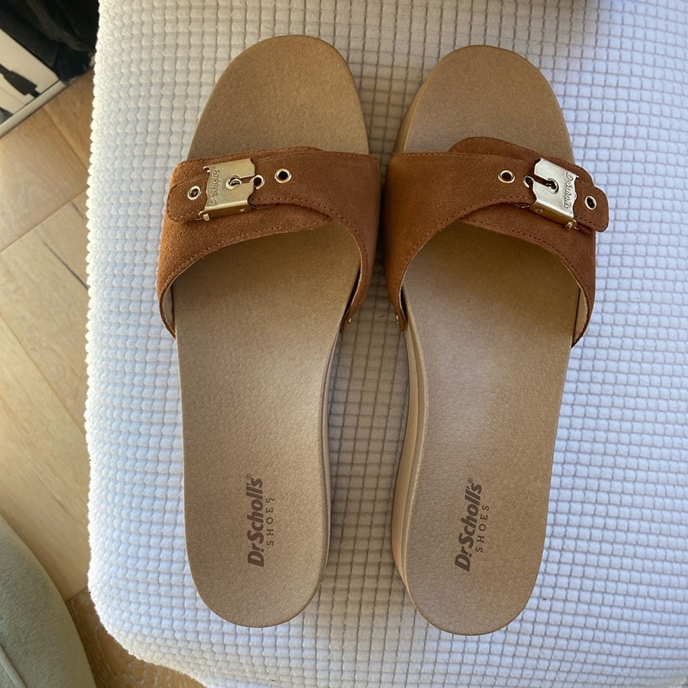 Dr scholls original too slides. Honey size 9